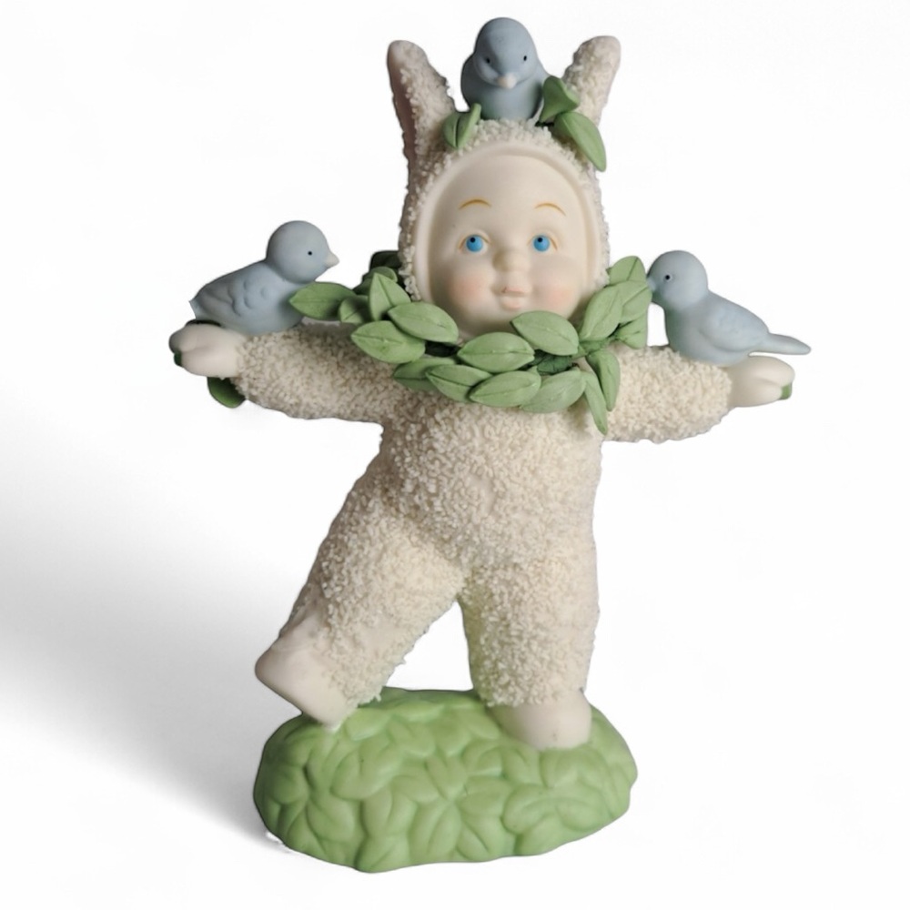 Department 56 Snowbunnies “Birds of a Feather” 2003 Collectible Figurine